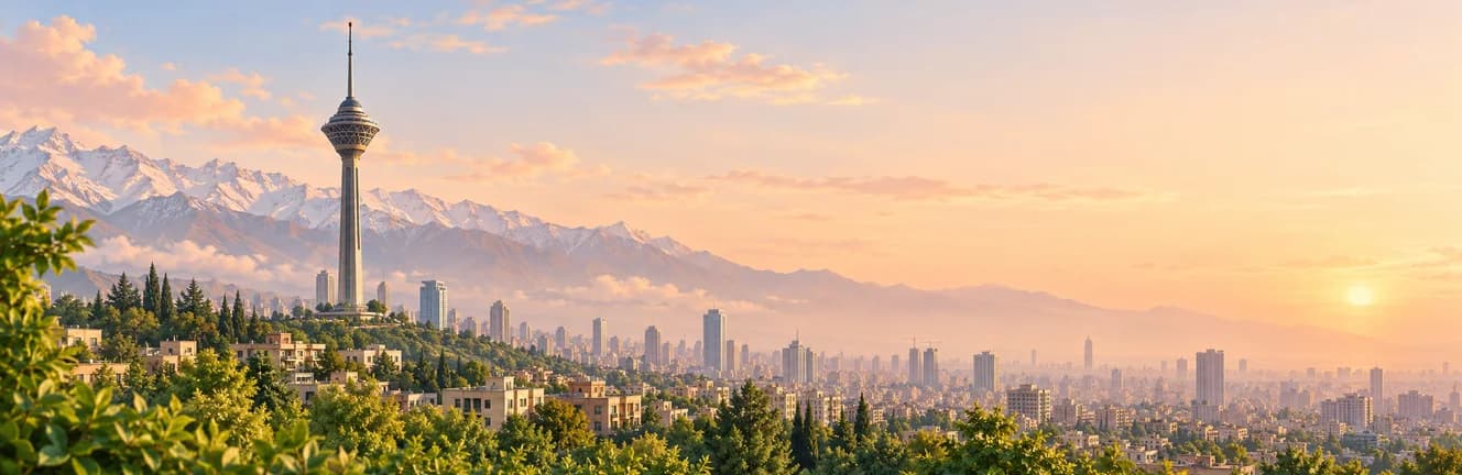 نمای شهر تهران